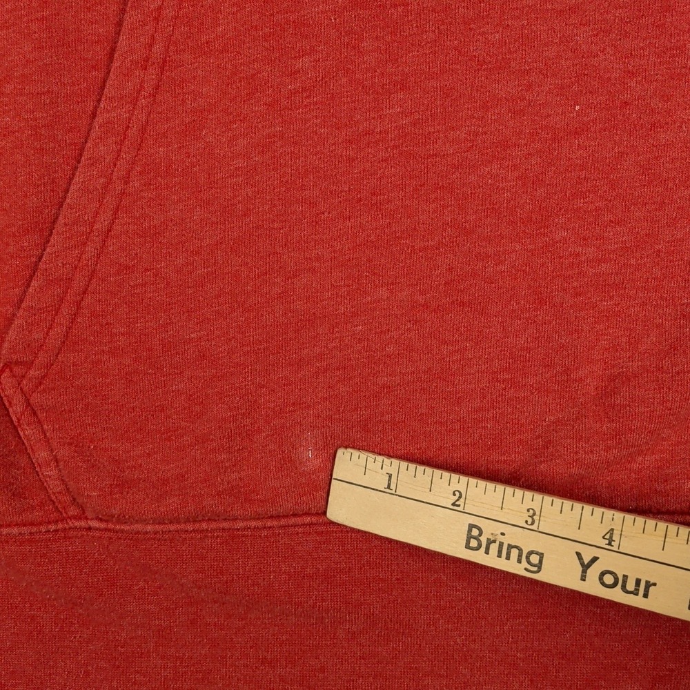 North Face Hoodie Mens Large Red Logo Pullover Sweatshirt Outdoor Gorpcore - Picture 4 of 7